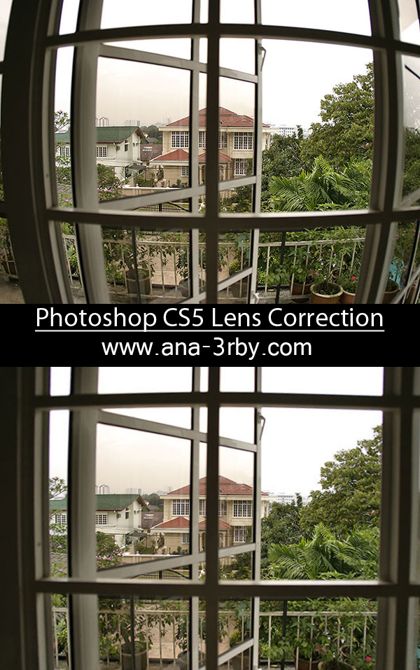 lens correction ما الجديد فى فوتوشوب photoshop cs5 الجزء الثانى