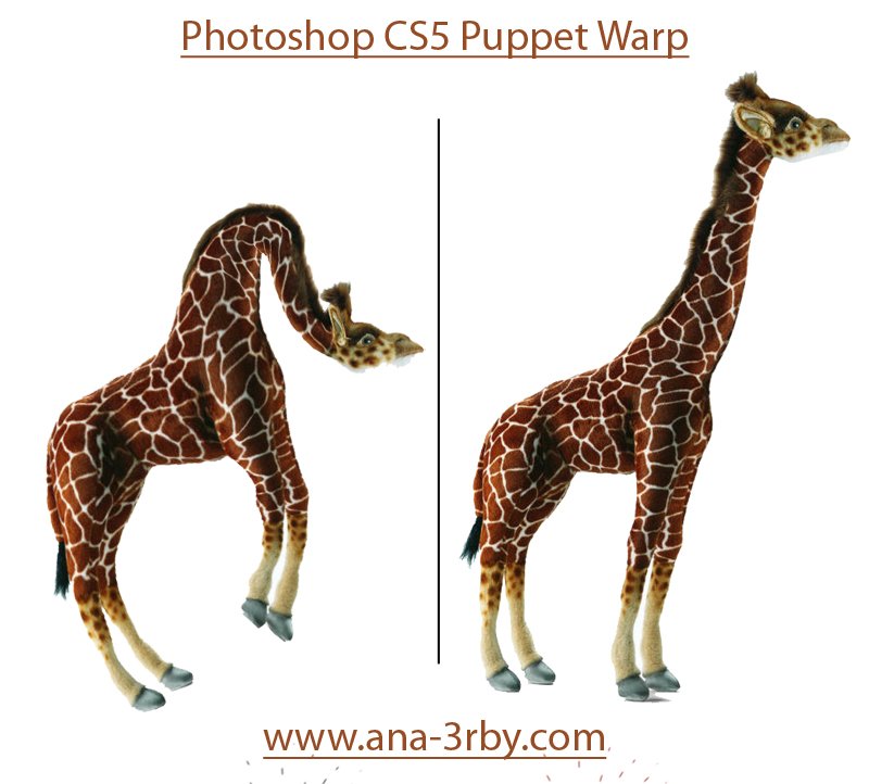 puppet warp ما الجديد فى فوتوشوب photoshop cs5 الجزء الثانى